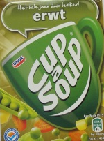 Cup a Soup erwt. Out of stock till March 31