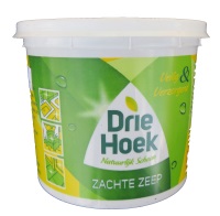Driehoek groene zeep, 900 gr (grote pot)