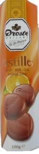 Droste pastilles melk/sinaasappel. Out of stock till April 5