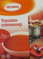 Tomaten cremesoep. Just overdue, good price